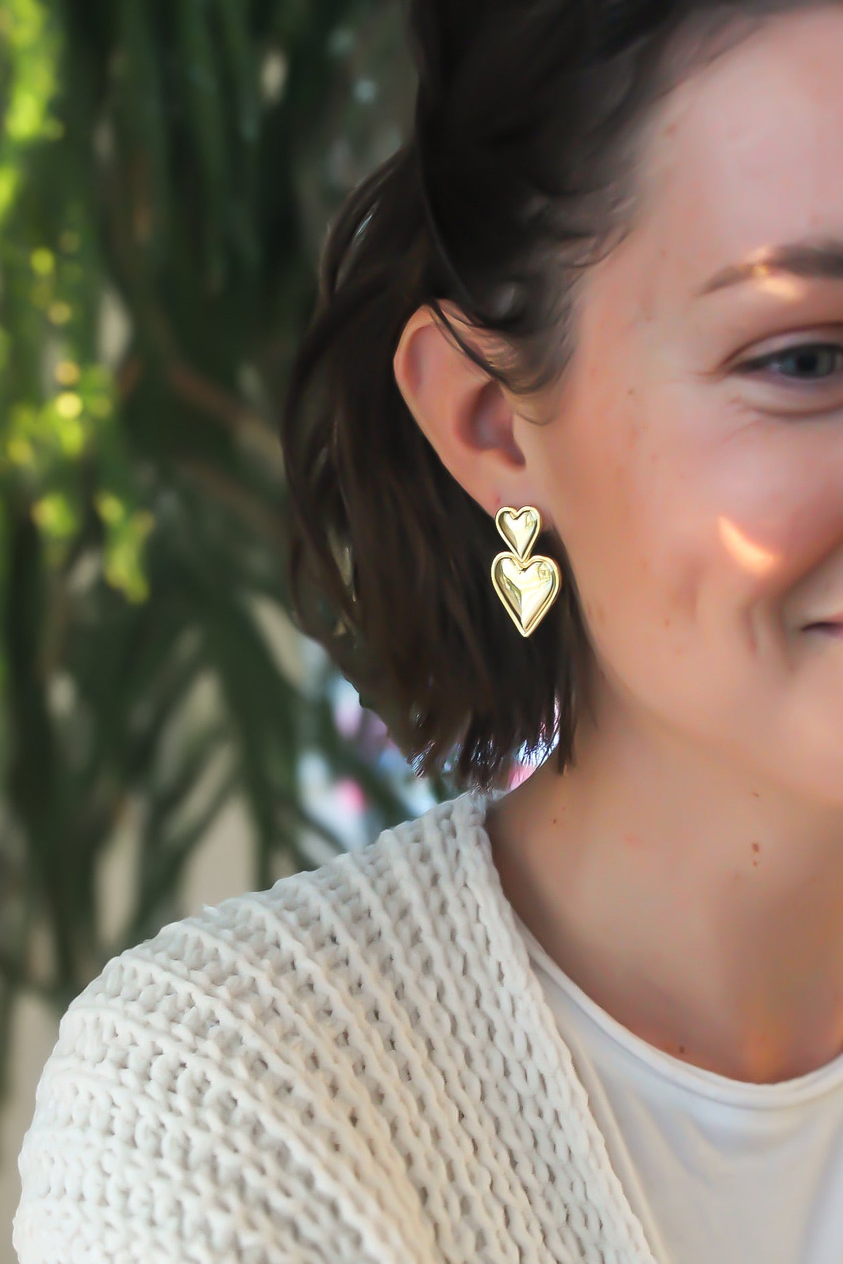 Double Heart Earrings