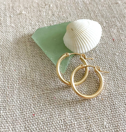 14k Gold Filled Hoops- Small