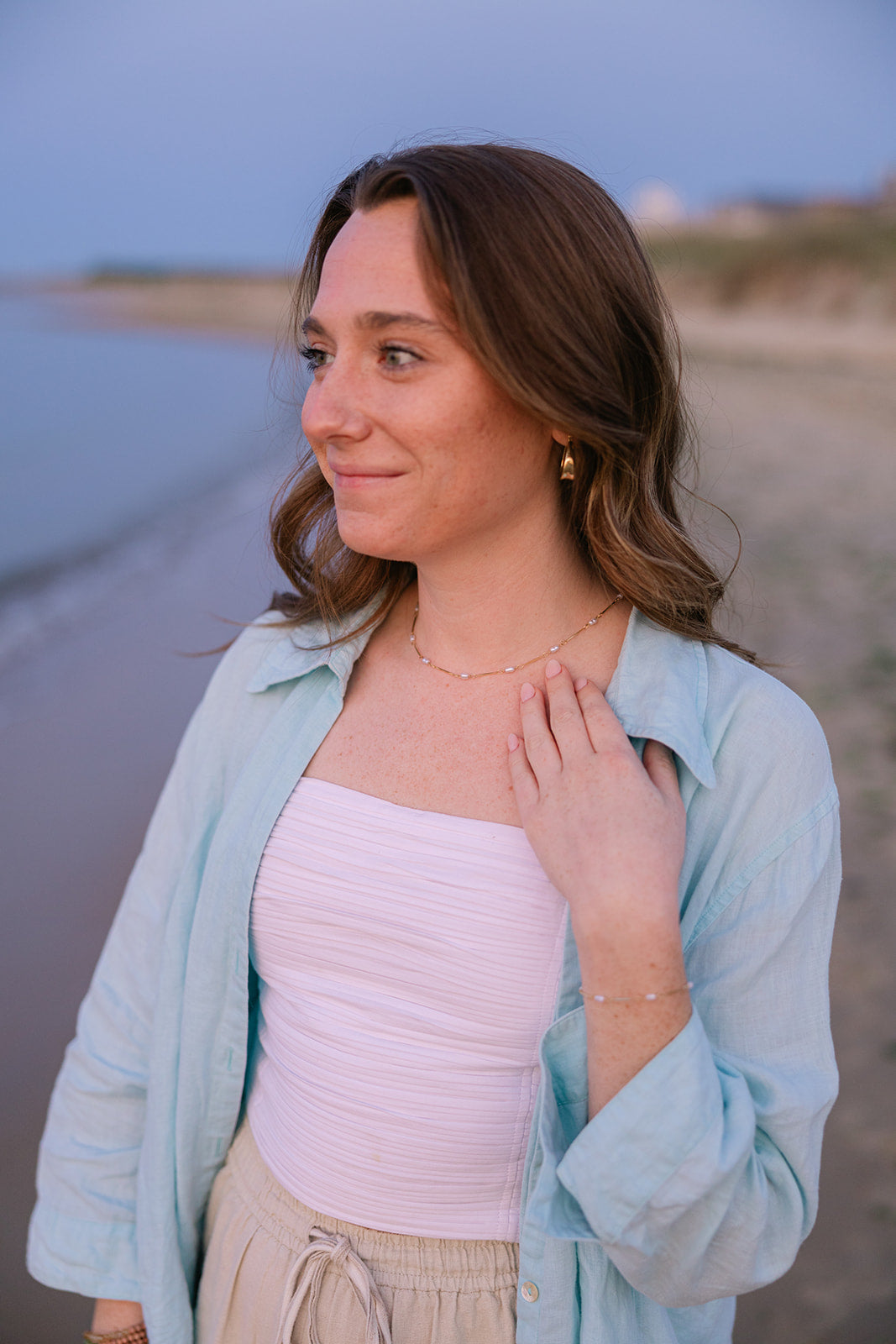 Coastline Thread Necklace