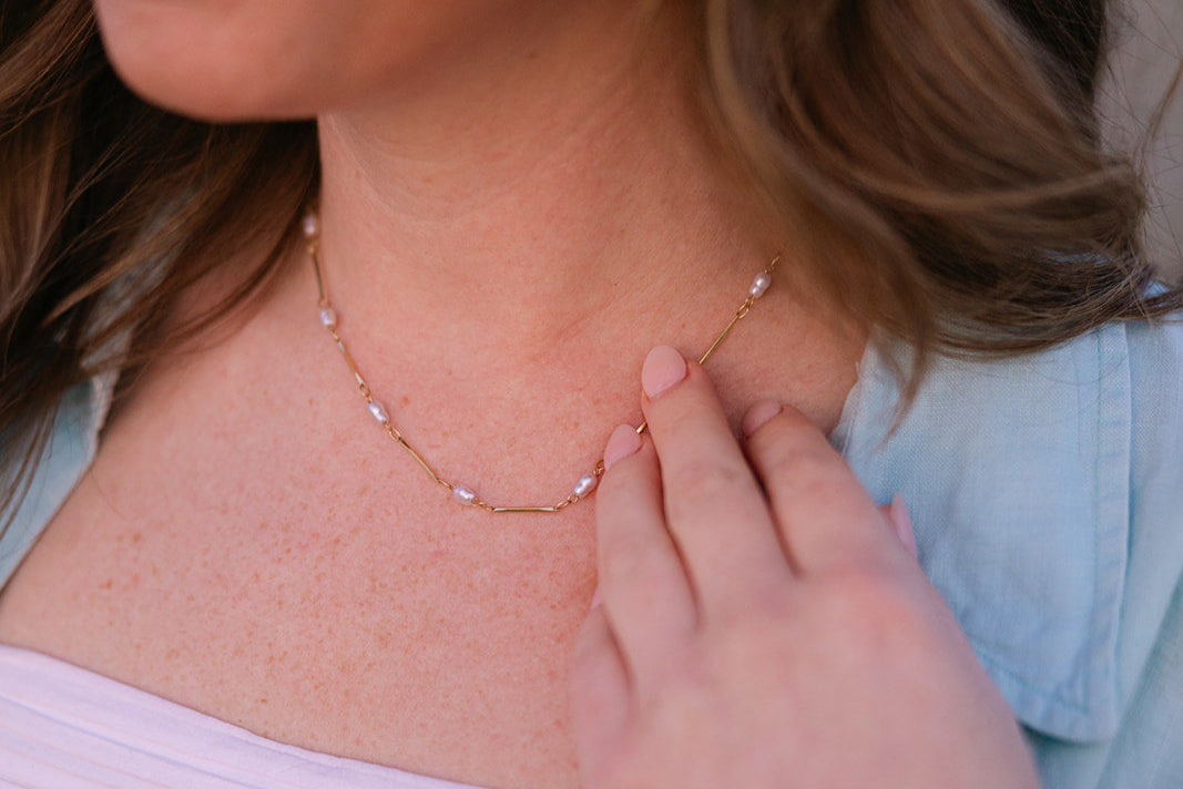 Coastline Thread Necklace